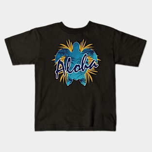 Aloha Beautiful Artwork Kids T-Shirt